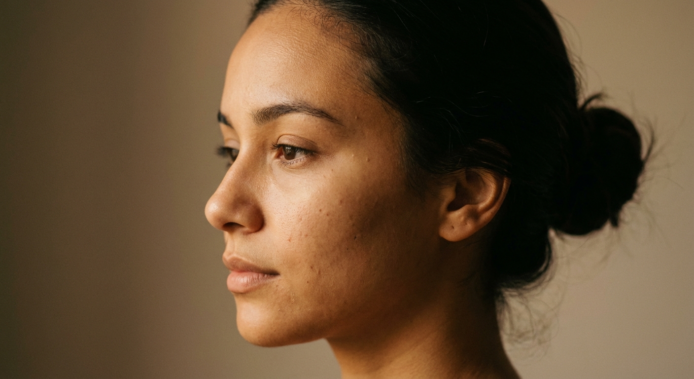 Perfil feminino mostrando nariz harmonioso, referência para consulta de rinoplastia em Londrina