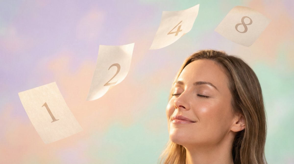 Conceito visual de recuperação do lifting facial semana a semana