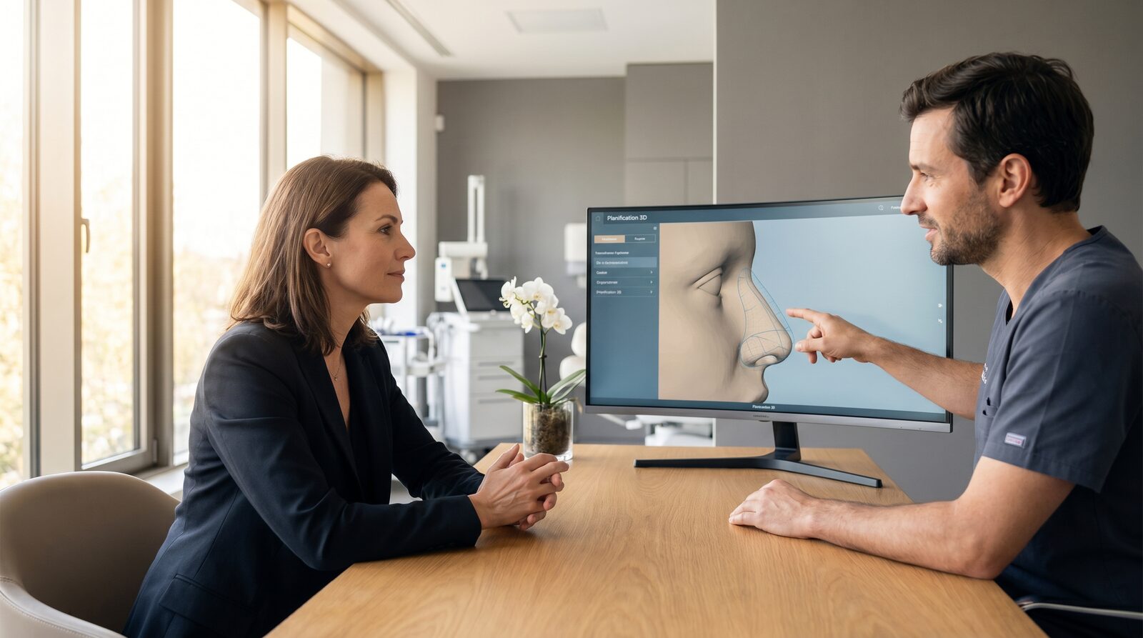Simulation 3D en rhinoplastie : limites et planification